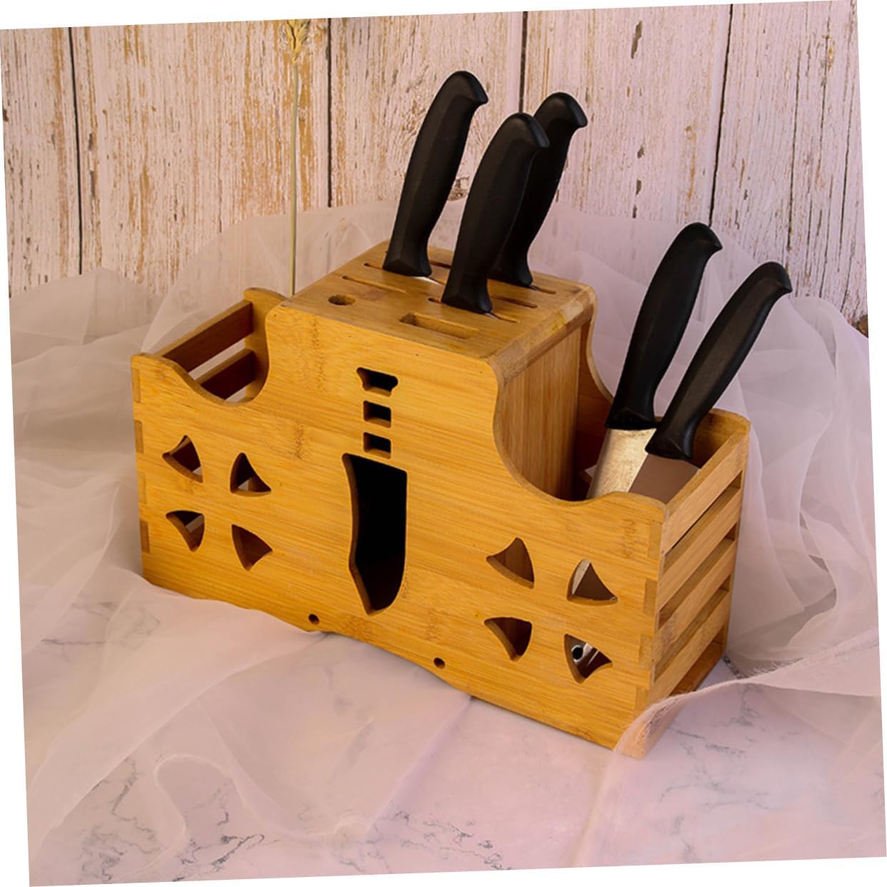 Cutter Stand Kitchen Utensil Holder with Multi Design and Easy Storage for Kitchen Countertop for Scissors and Cutlery Organization