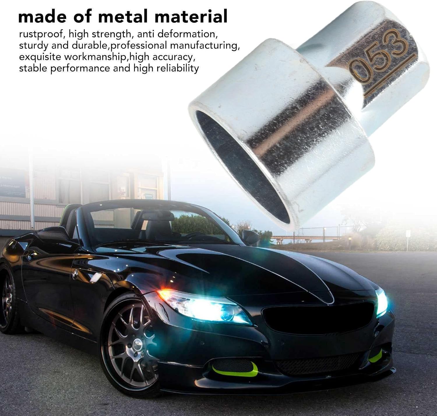 Acouto Anti Theft Lugnut Socket,Wheel Lock Key Anti Theft Lugnut Socket for 1 3 5 6 7Series X1 X2 X3 X4 X5 X6 Z4 (053)