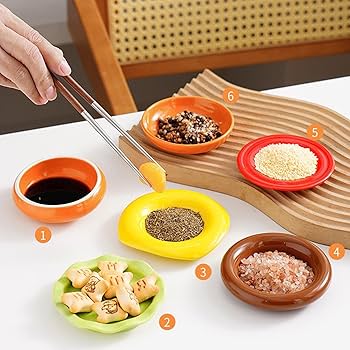 ハンバーガーデザインの可愛い小皿セット（6枚組） ハンバーガーデザインの可愛い小皿セット（6枚組）