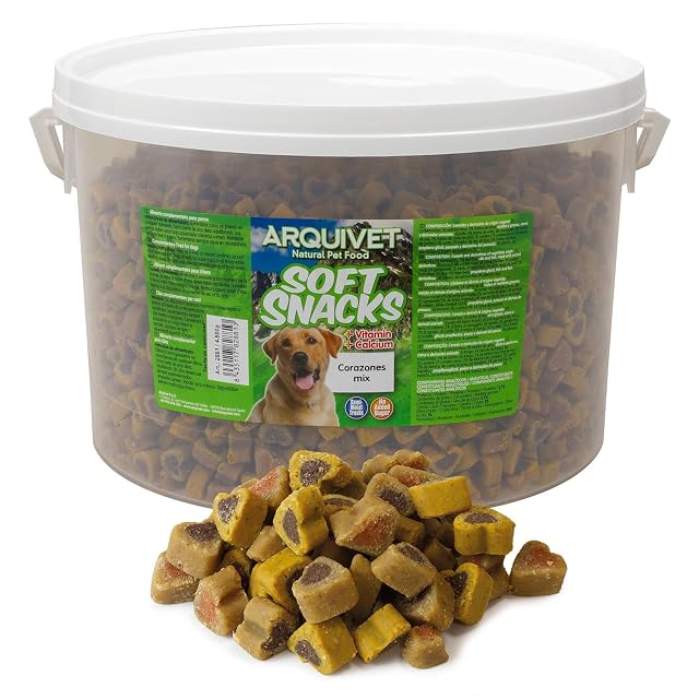 Arquivet Soft Snacks Corazones Mix, 4.8 kg (Paquete de 1)