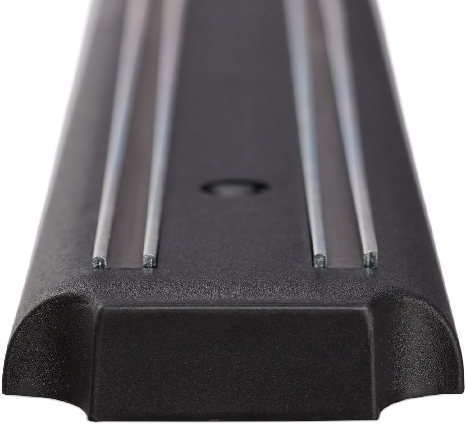 Relaxdays Magnetic Strip, Set of 3, 33 cm Long, Plastic, Magnetic Knife Holder, Knife and Tool, Black