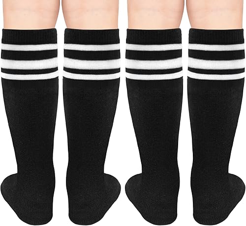 Miniatura 5 de Calcetines de fútbol para niños, calcetines de fútbol para niñas, calcetines de fútbol para niños, calcetines de tubo con rayas para niños pequeños