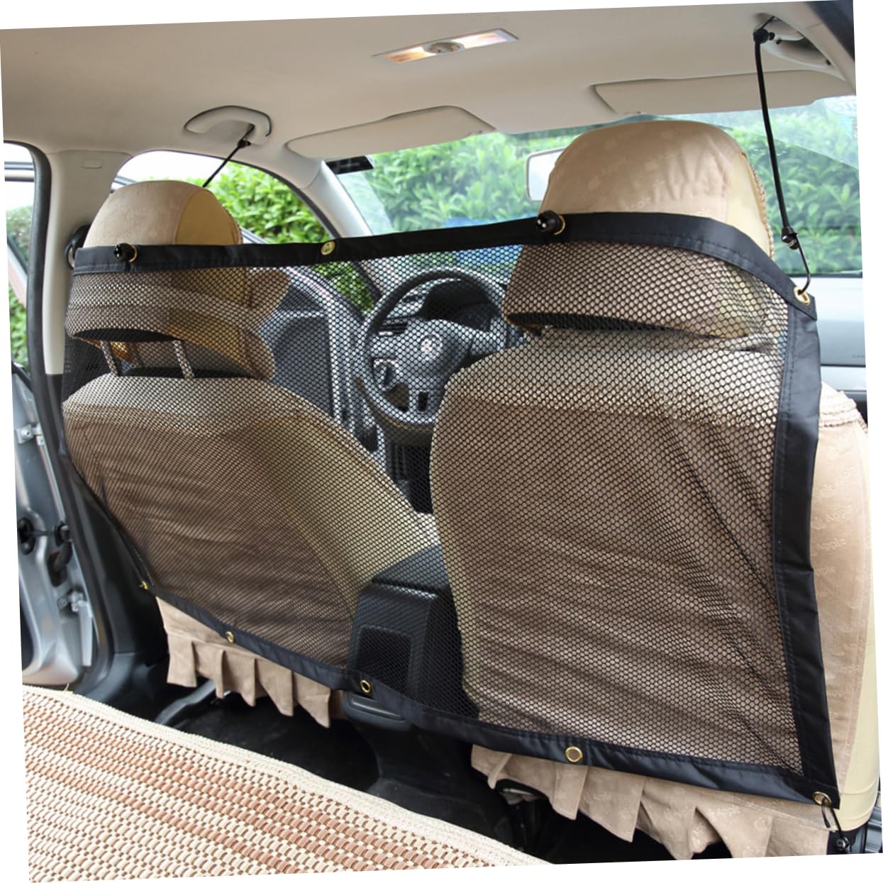 Happyyami Pet Vehicle Barrier Pet Safety Seat Pet Vehicle Accessories Pet Travel Kit Pet Protector for Car Pet Travel Accessories Pet Travel Barrier Pet Safety Barrier Pet Vehicle Protector