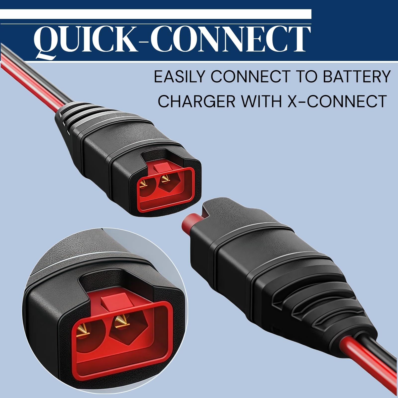 Amazon.com: QMTCYXGS (2+2PK) Replaces for Noco Battery Charger