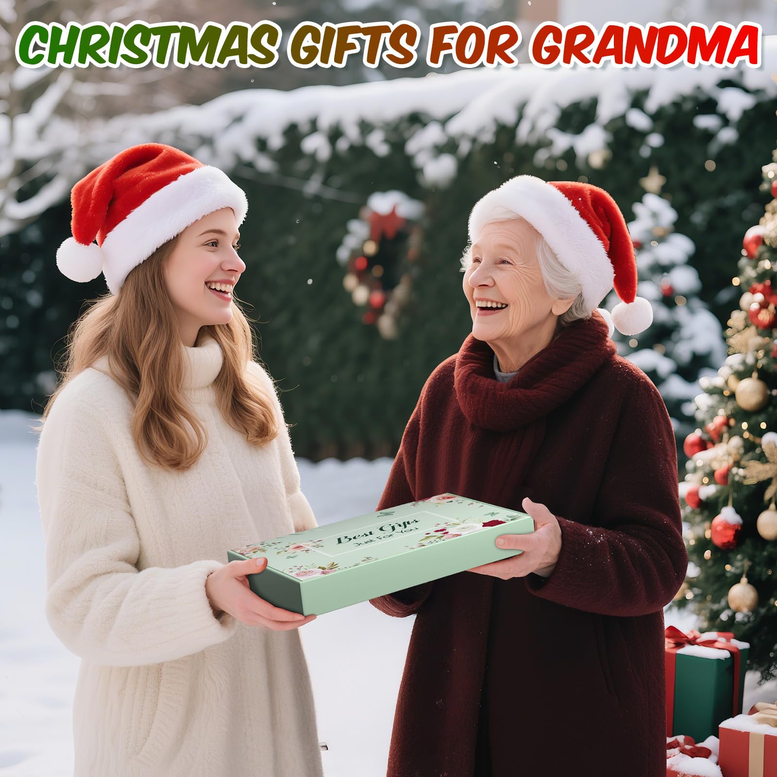 Christmas Stocking Stuffers White Elephant Gifts for Women Adults, Futricy Birthday Gardening Gifts for Women Mom Grandma Gardener Wife, Garden Tools with Hand Fork Trowel Gloves Apron