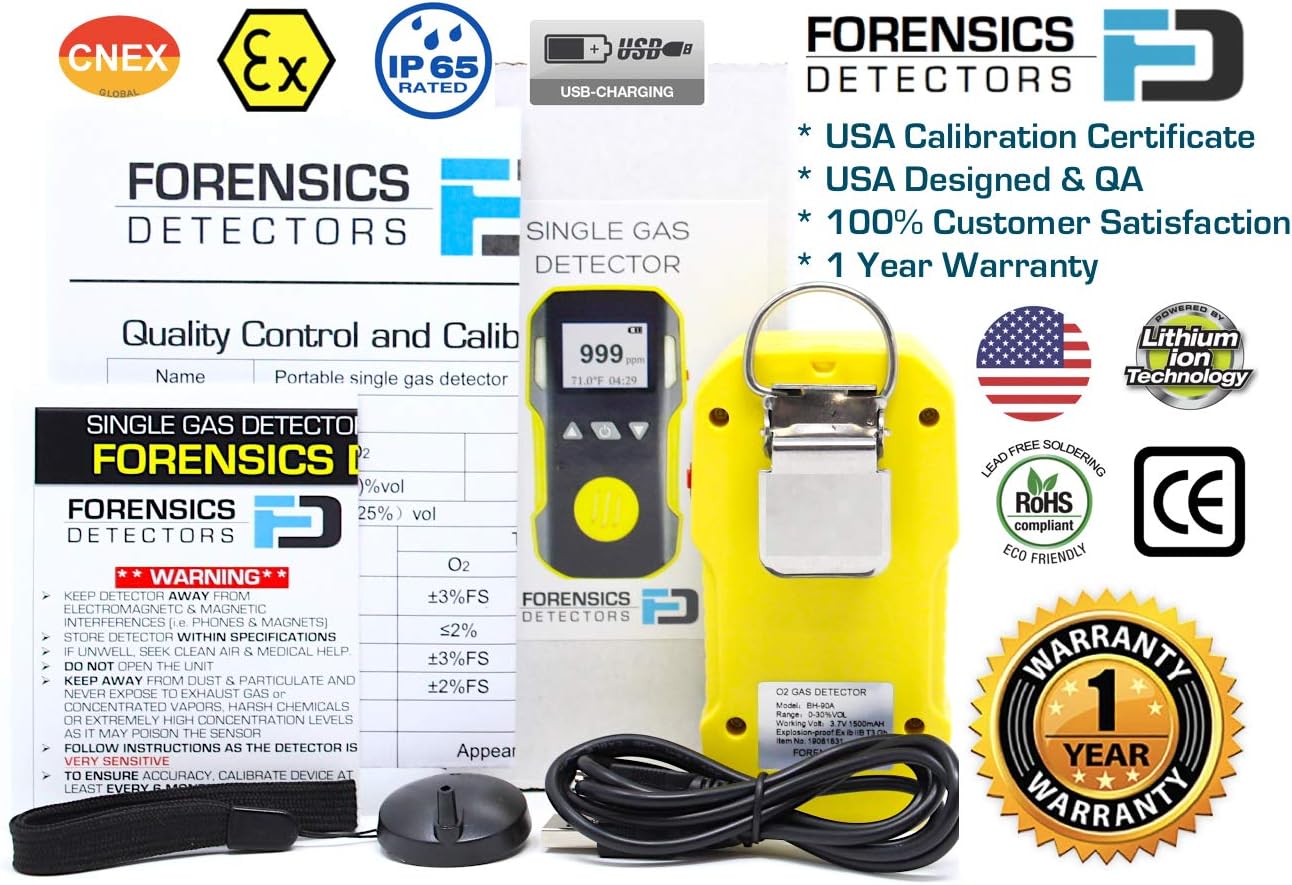 🔥 Cashback up to 70% Carbon Monoxide CO Meter by Forensics | USA NIST Calibration | Dust & Explosion Proof | USB Recharge | Sound, Light and Vibration Alarms | 0-1000 ppm | New Arrivals Carbon Monoxide CO Meter by Forensics | USA NIST Calibration | Dust & Explosion Proof | USB Recharge | Sound, Light and Vibration Alarms | 0-1000 ppm |
