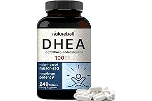 NatureBell Active and Healthy DHEA Supplement 100mg, 240 Capsules