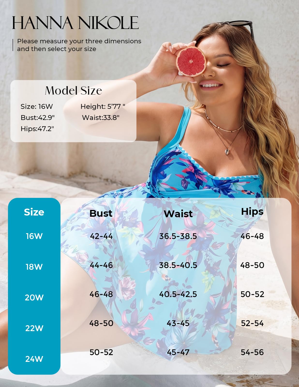 Hanna Nikole Tankini grande taille pour femme, maillot de bain deux pièces 2026, maillot de bain superposé, haut de bain trapèze avec short de plage taille haute