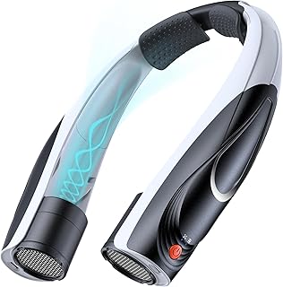 Tenvolti Portable Neck Fan- Hands Free Personal Fan, 6 Speeds 6000mAh Long-Lasting Battery Faster Cooling, USB-C Rechargea...
