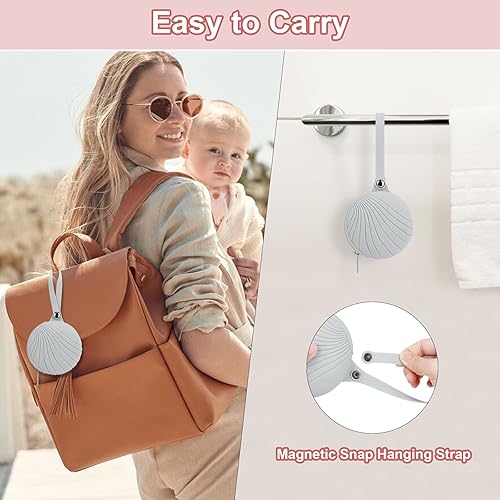 Miniatura 4 de Desing Wish Estuche de almacenamiento para tazas menstruales, bolsa de transporte para vasos menstruales, bolsa de silicona lavable a prueba de