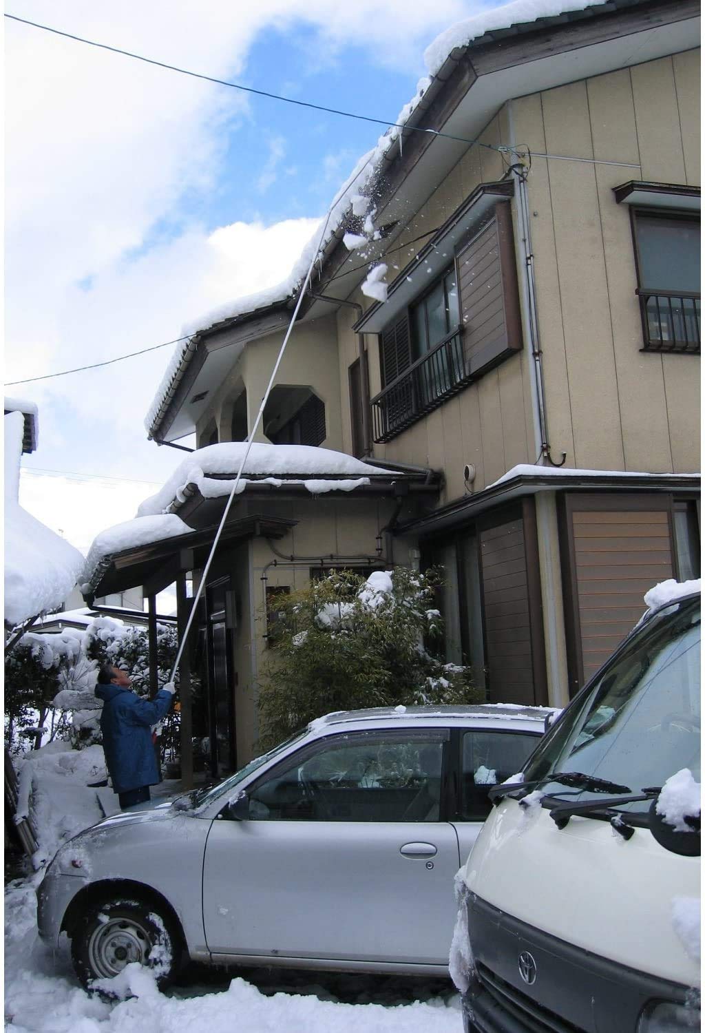 Amazon.co.jp: 多機能 NEW 楽々雪降ろし＆雪庇落とし 6m : DIY・工具