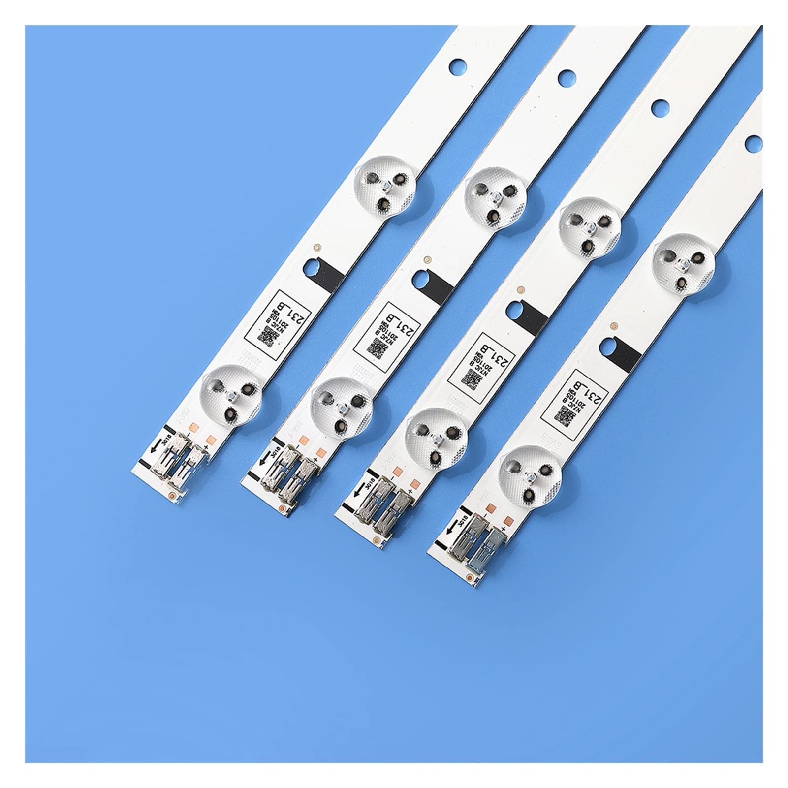 4pieces / Set. 7LED 64. 7mm LED Strip Fit for Samsung UE32J5500AK D4GE-320DC1-R2 D4GE-320DC1-R1 BN96-30443A 30442A 2014SVS32FHD