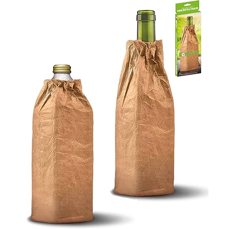 TYVEK Insulated Wine Bottle Koozie | 40oz Cooler Sleeve