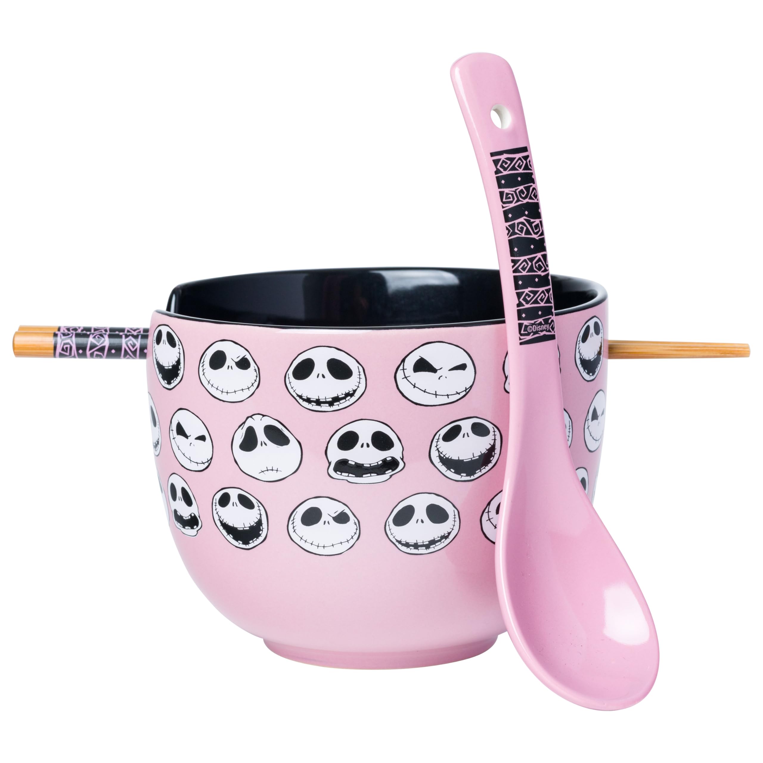 Silver Buffalo Nightmare Before Christmas Emotions, Ramen Bowl, 20oz