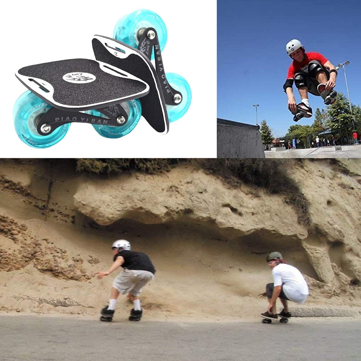 Drift Skates Split Skateboard Portable Roller Skate Deck Freelinedrift High Rebound Skate Outdoor Sliding Teenager Adults Birthday Gift Luminous image 6 of 6 B08GX8GK97