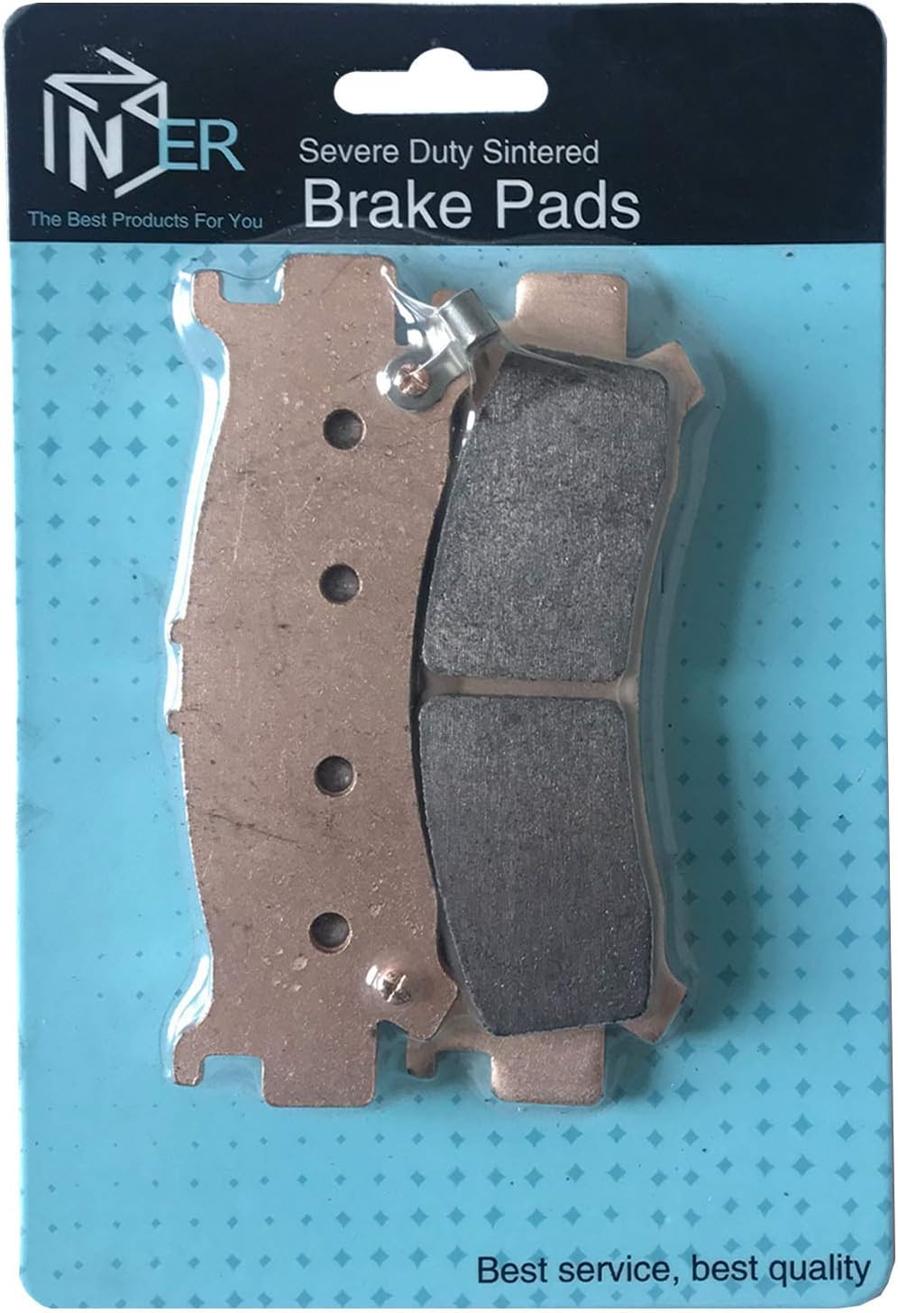 Brake Pads for Honda Talon 1000R 1000X 2019-2024,Honda Pioneer 1000 1000-5 2016-2024,Sintered Copper Front & Rear Brake Pads Replaces 06451-HL4-A01, 06431-HL4-A01 06452-HL4-A01 06432-HL4-A01