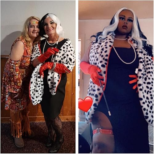 Miniatura 6 de Disfraz de Halloween para mujer Deville Dálmata chal con accesorios de disfraz