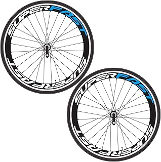 Pegatinas de bicicleta 1, 2 de ancho Pegatinas decorativas para llantas Calcomanías reflectantes para bicicletas 4 piezas para decoración de pintura de ruedas Blanco Azul Para llantas