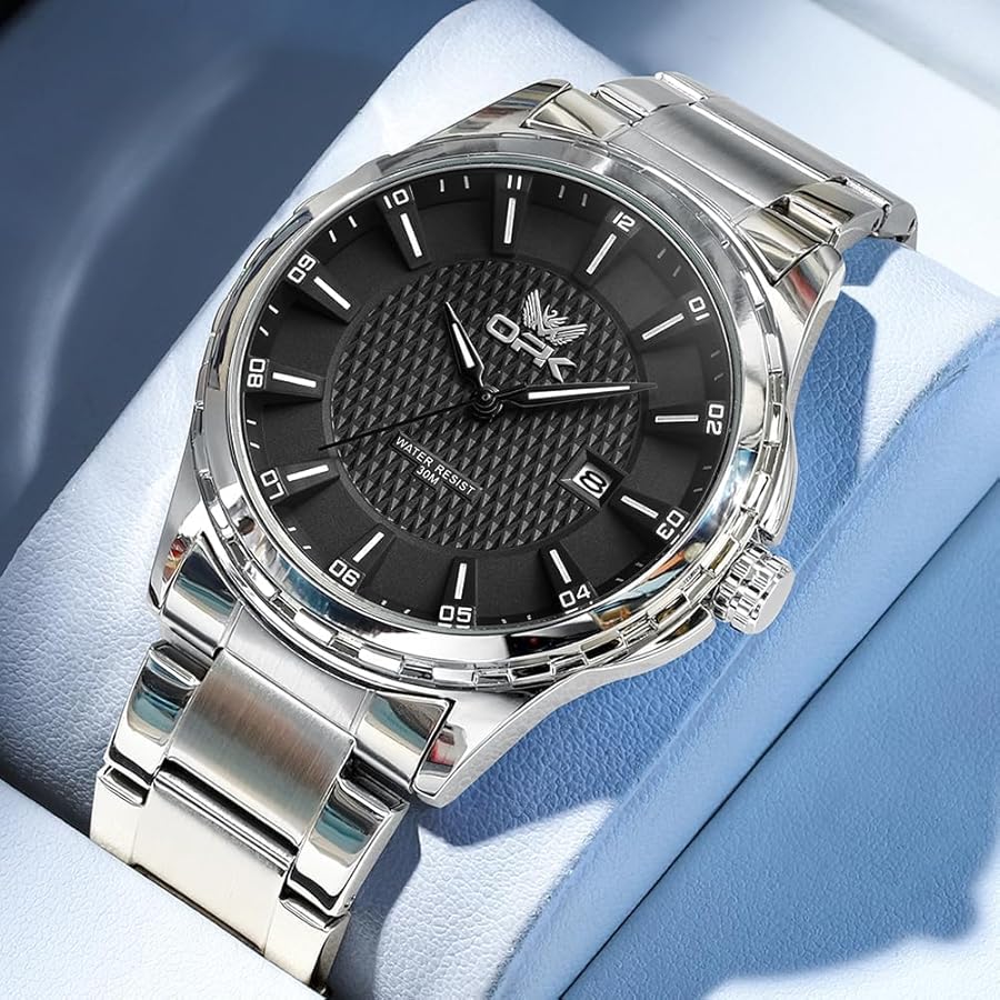 Amazon | OPK 腕時計 メンズ クォーツ シンプル 人気 男性 おしゃれ