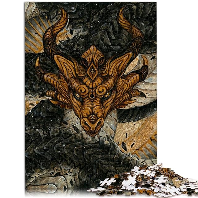 Foto 2 de 6 de Puzzles de 1000 Piezas para Adolescentes Dragón Enmascarado Juguete de desafío de Juego Educativo Decoración…