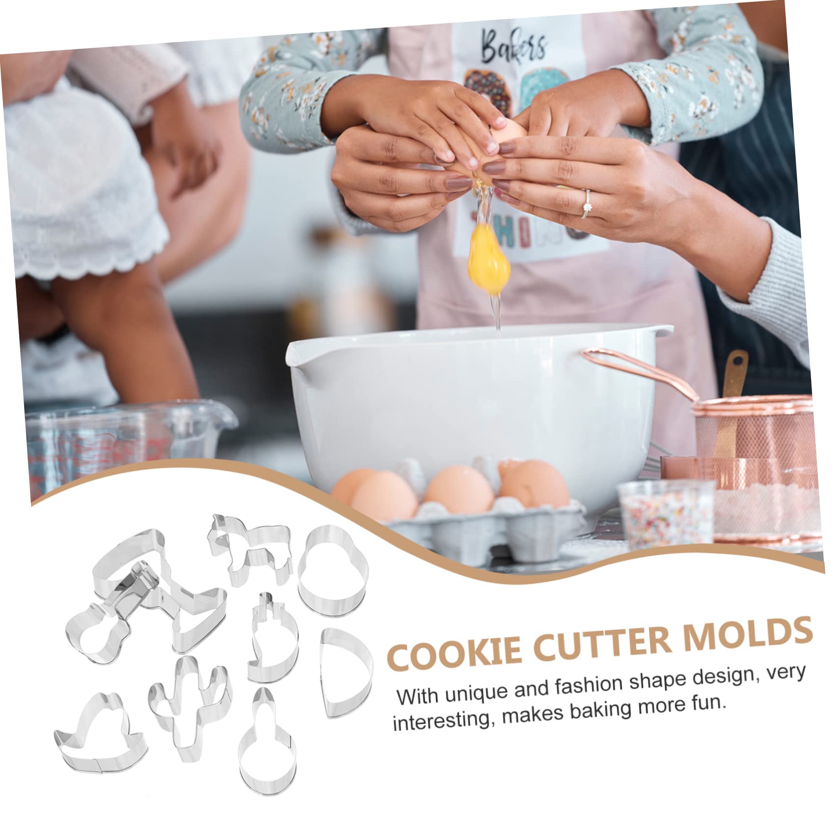 Ciieeo 4 Juegos Molde De Galletas Cuberteria Cuter Cortadores De Galletas Hat Bolas Fondant Cortador De Galletas De Fiesta Herramientas Para Hornear Acero Inoxidable 6 Piezas * 4