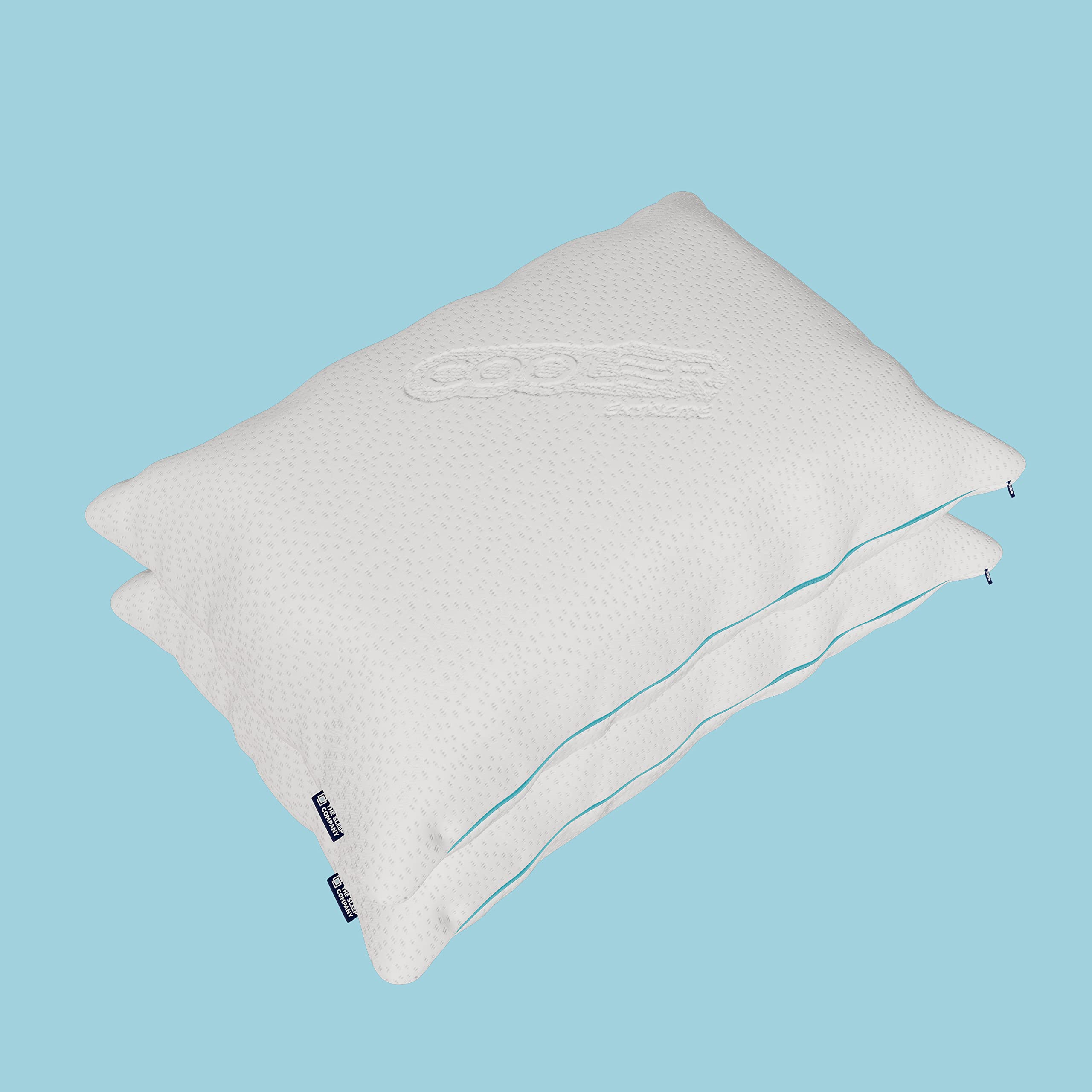 The Sleep Company SnowTec Adjustable Plush Pillow | Cool Pillow for Hot Sleepers | Height & Firmness Adjustable Zipper | Microfiber Sleeping Pillow | Machine Washable Bed Pillow | White | Pack of 2 (B0BS6XCPGH) Amazon Price History, Amazon Price Tracker