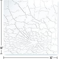 Vista 3 de Broken Glass Puzzle - Clear - Unique The Clearly Impossible Puzzle - Difficult and Fun! - 161 Pieces 10 x 10