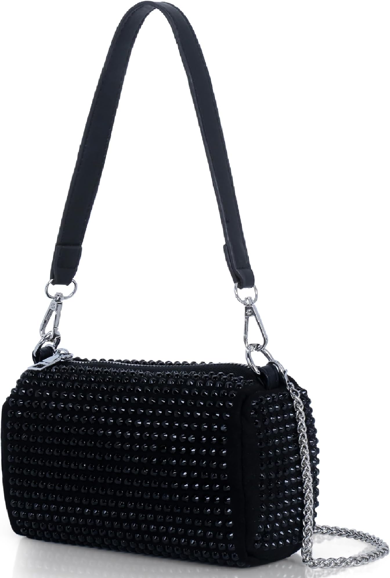 Rhinestone Crossbody chain sling Bag for women Evening Clutch Handbags for Girls trendy Latest Ladies crystal Glitter Purse Wallet for Party Wedding shoulder Bling Bag handheld bags small size