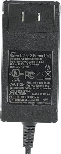 Miniatura 3 de MineCtrl Fuente de alimentación reclinable, modelo GS04502900200HU GreenPower ACDC Transformador de fuente de alimentación conmutada 29V 2A