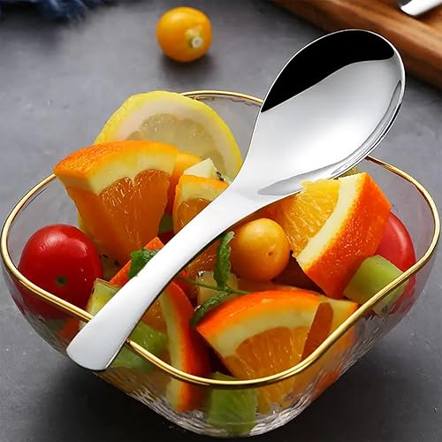 Miniatura 4 de 3 cucharas de sopa, cucharas coreanas de acero inoxidable, cucharas de sopa de acero inoxidable de alta calidad, para cucharones de sopa, ravioles,