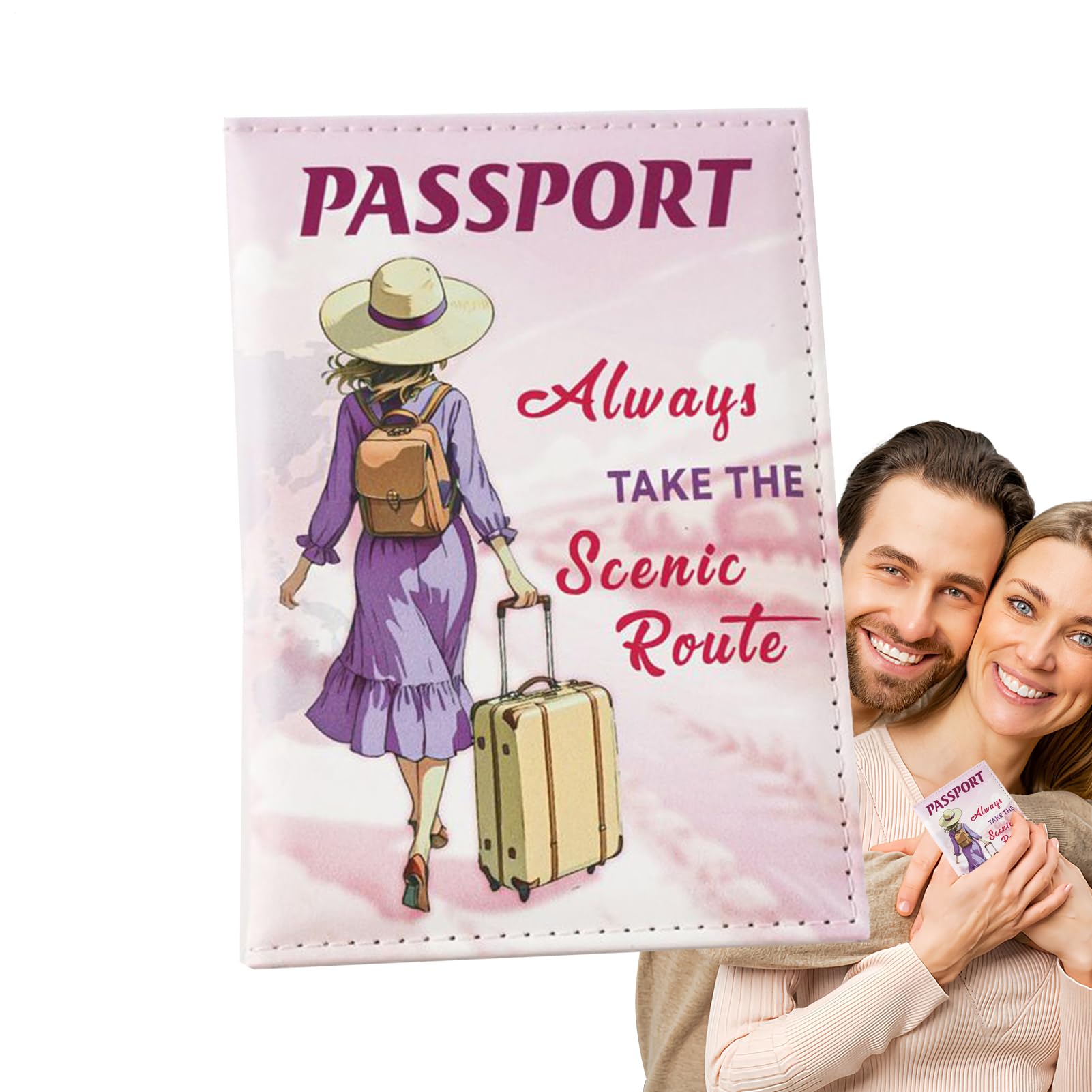 Portafoglio Passaporto per Viaggi Portacarte da Viaggio | Borsa Portamonete Resistente all'Acqua per Famiglie Coppie Uomini e Bambini