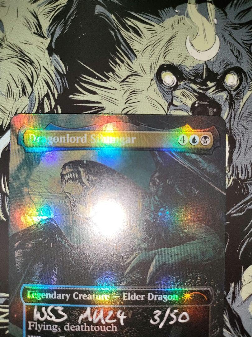 mtg 龍王シルムガル　プロモ　ap foil アーティストプルーフ　proof Amazon.co.jp: MTG 龍王シルムガル アーティストプルーフ : おもちゃ
