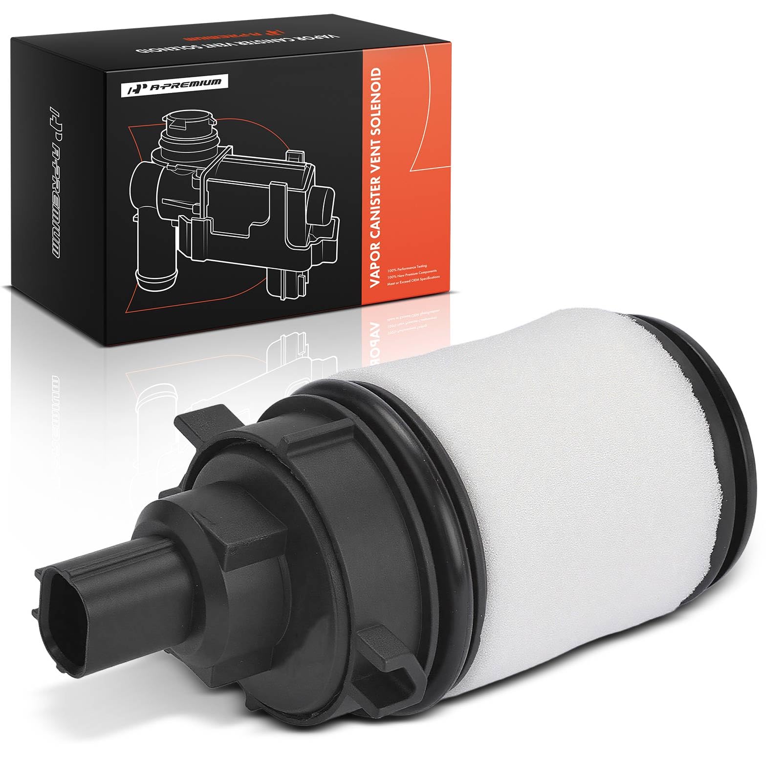 Válvula solenoide de ventilación de recipiente de vapor con alta resistencia
