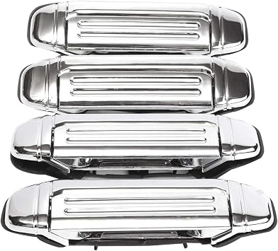 Car Chrome Door Handle Accessories for Mitsubishi Pajero 1992 1993 1994 1995 1996 1997