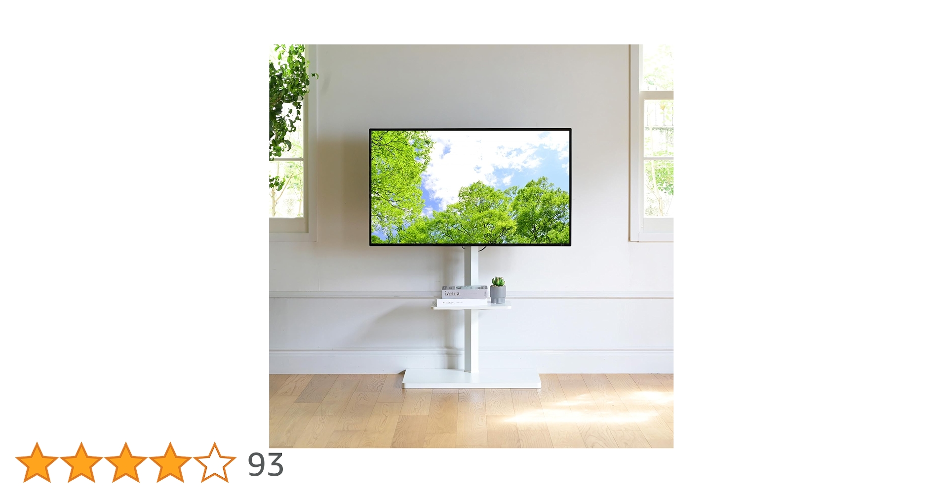 Amazon｜山善(YAMAZEN) テレビスタンド 壁寄せテレビスタンド 棚付き