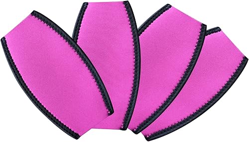 Miniatura 7 de WEIENSC Correas de neopreno para máscara de buceo, cubierta de correa de máscara impermeable para natación (paquete de 4, unisex), cierre mágico de