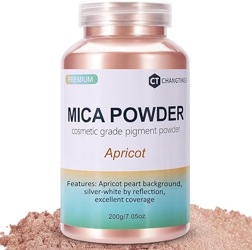 Vista 49 de CHANGTIKEJI Polvo de mica, 48 colores – 0.35 oz/botella de pigmento natural en polvo para resina epoxi, fabricación de jabón, fabricación de velas