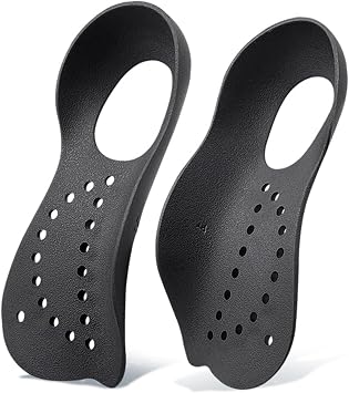 Arch Support Insole Plantar Fasciitis Relief,Orthotic 3/4 Insert for Foot Pain Relief,Flat Feet,Over-Pronation,Heel Cushion,Metatarsal Support Pad,Unisex