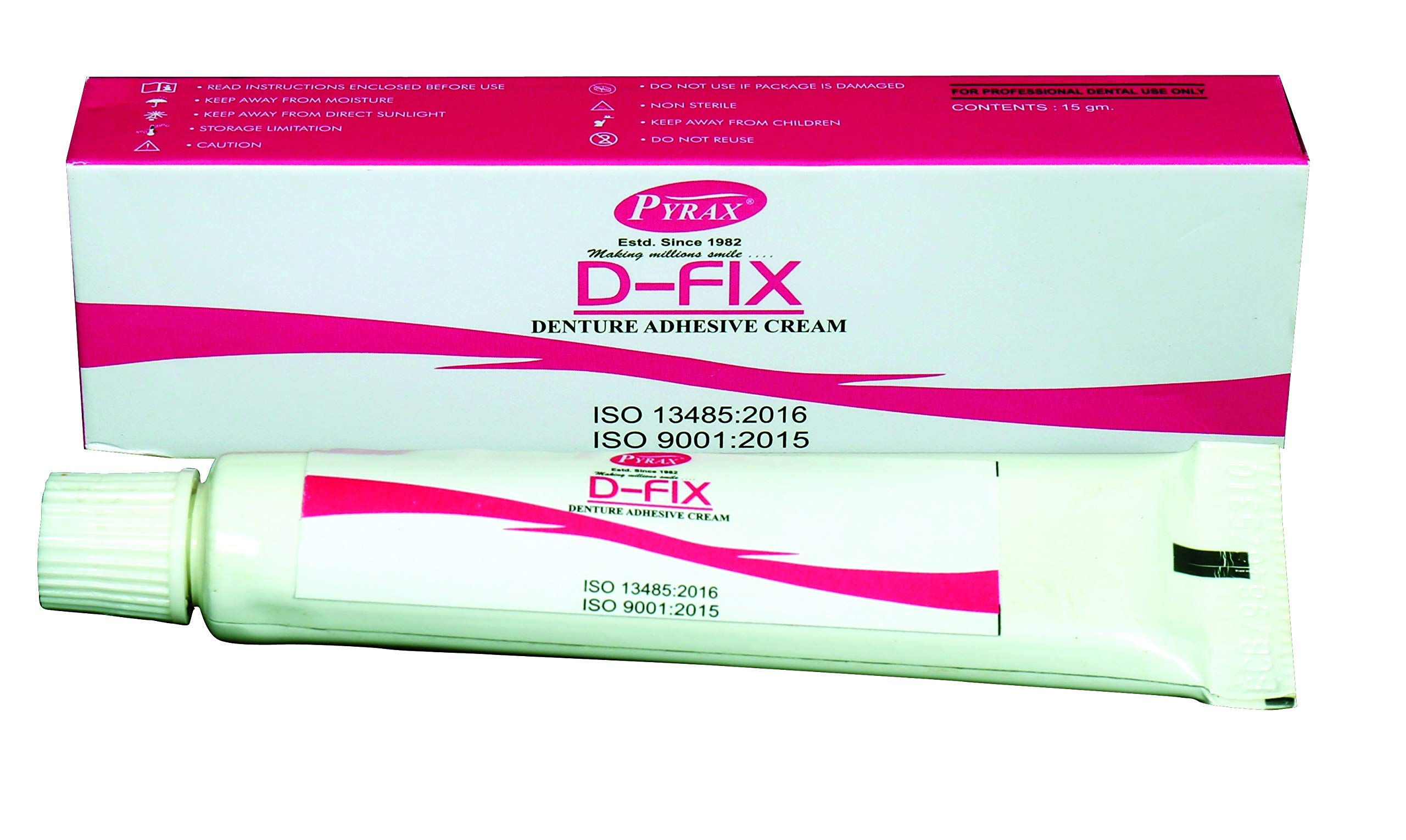 Denture Adhisive Cream, Fixing Paste D Fix Cream - 15 gms
