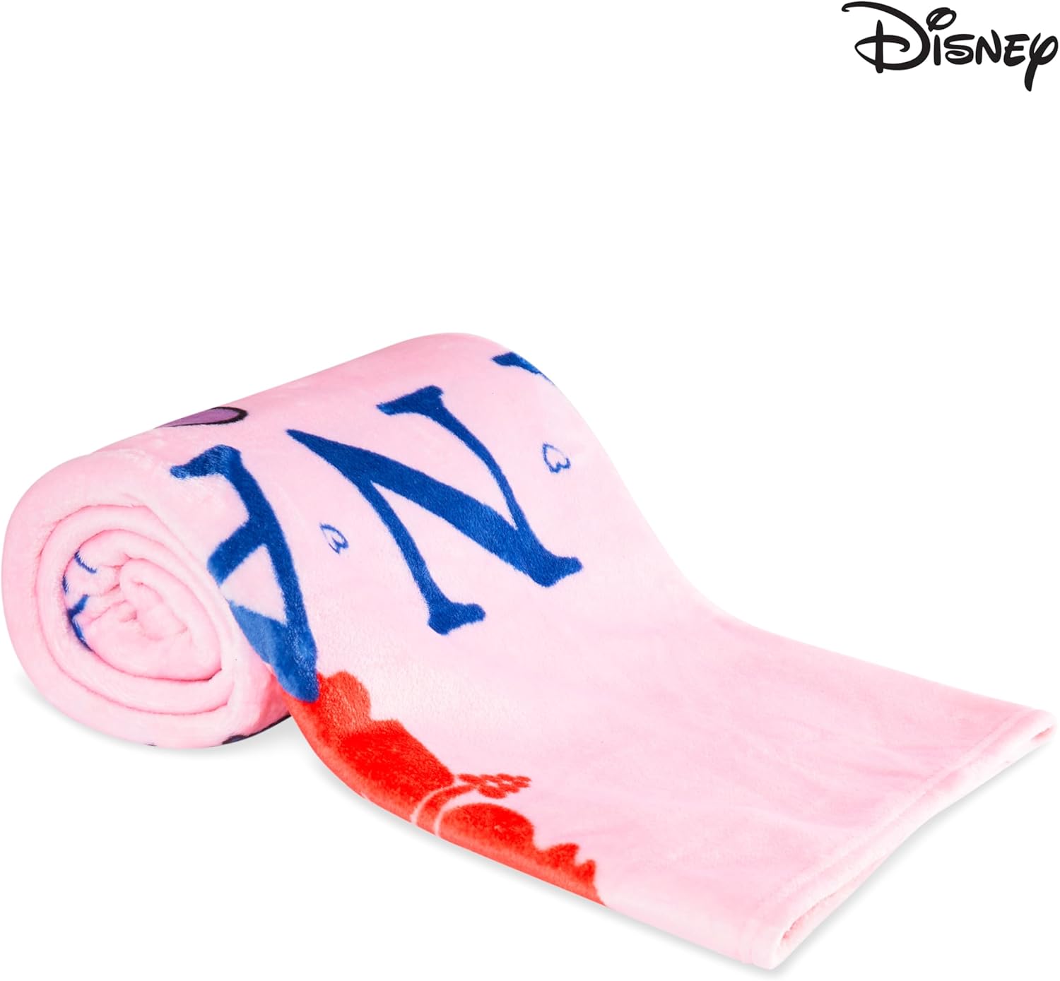 Disney Stitch Throw Blanket Soft Fleece Blanket Bedroom Accessories 59 x 51” (Pink Stitch) - Image 4