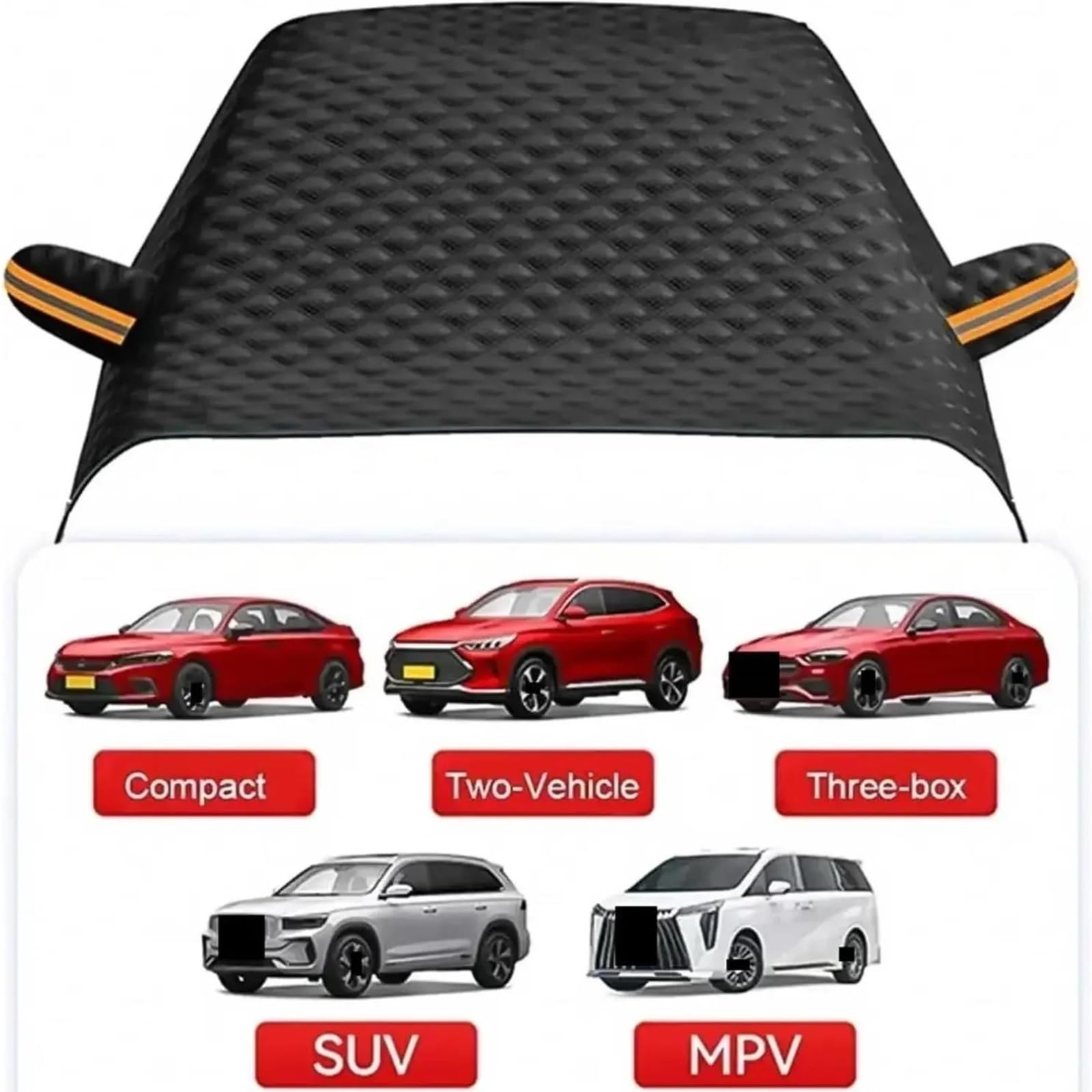 Copri Parabrezza Auto Inverno Copertura Universale per Parabrezza per Auto, Protezione Invernale addensata per Neve e Sole, Adatta per la Maggior Parte dei Veicoli