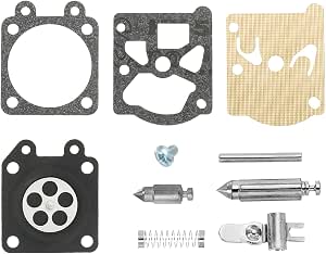 Amazon.co.jp: Carburetor Assembly Kit Gasket Diaphragm Repair Parts for ...