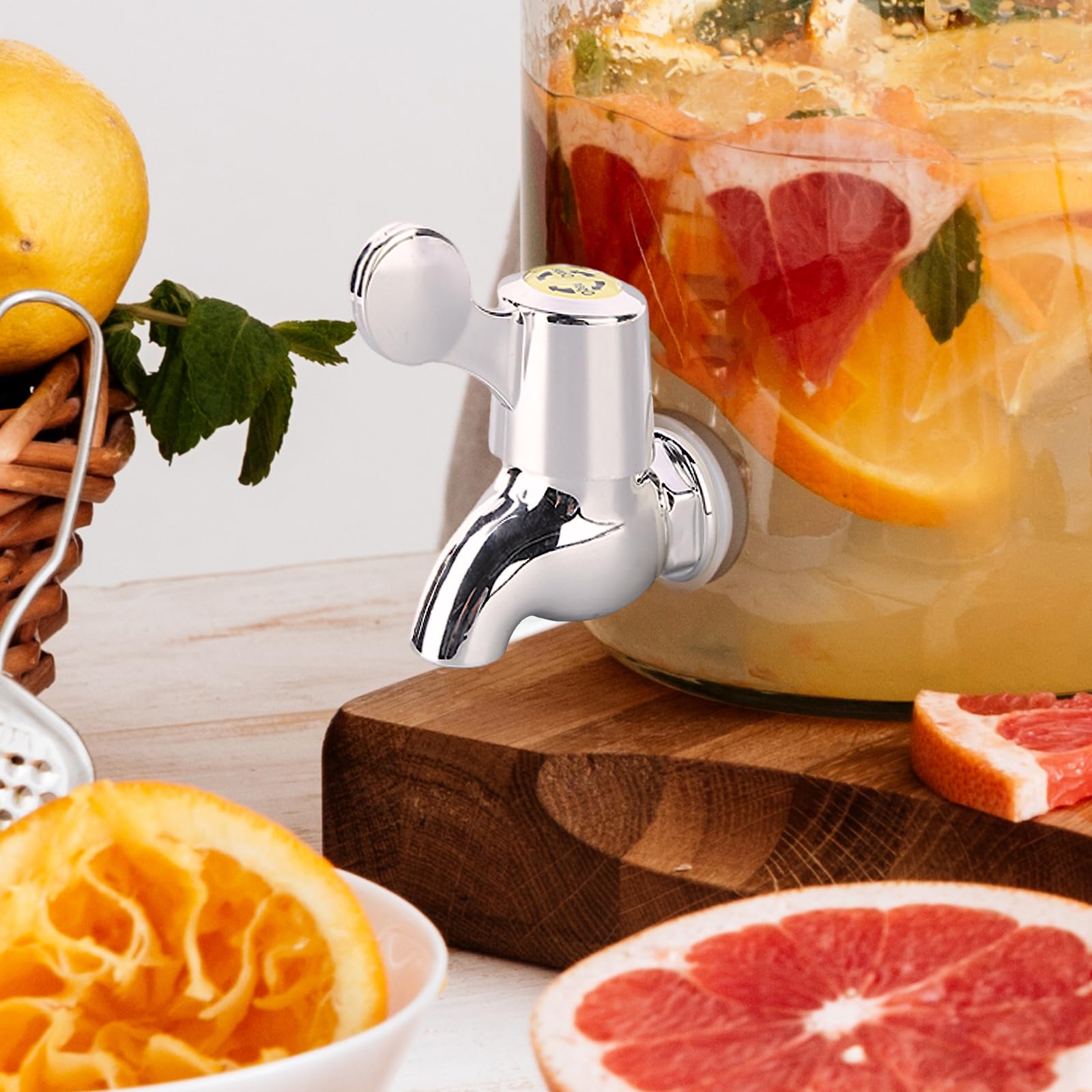 Rubinetto Di Ricambio Per Dispenser Acqua E Bevande - Baoblaze - Connettore 3/8'' - Adatto Per Brocche, Succhi, Barattoli