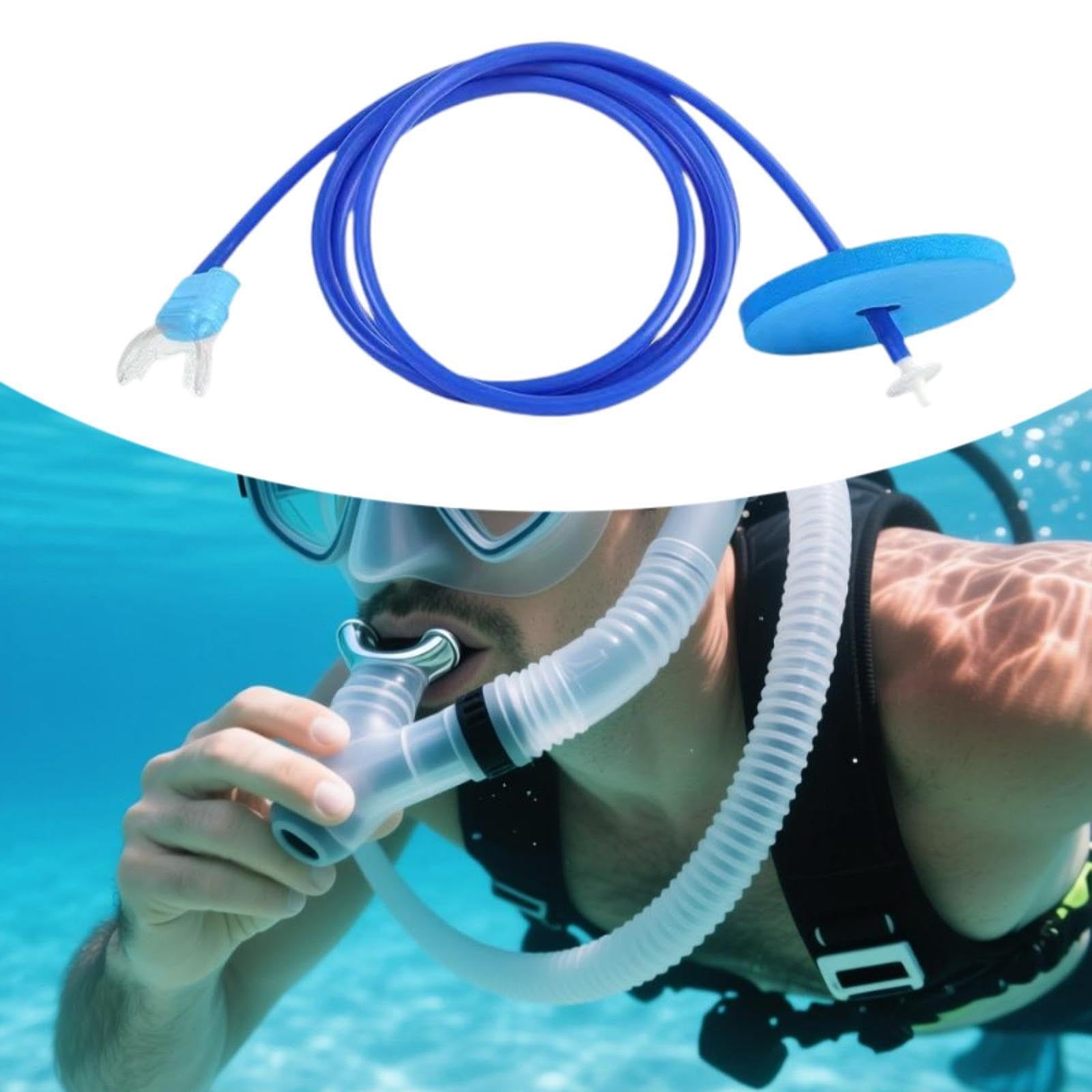 Equipo de Respiración Tipo Snorkel para Buceo Y Natación para Adultos, Equipo de Snorkel Versátil Y Completamente Seco para Pesca Submarina.