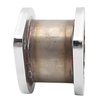 銀製のパイプ Amazon | 排気 Tuobo パイプ、キャットバック排気マフラーパイプ