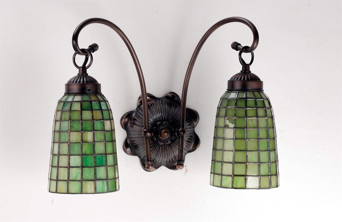 Meyda Tiffany Lighting Fixture, 14.5in Width, Metal, Antique Finish, Model 18637