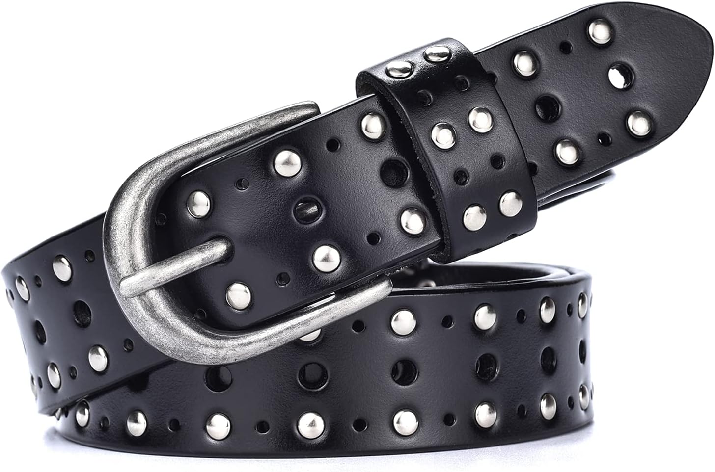 Leather Fashion Belts for Women,100% Handmade, Hollow Out Waist-Belts