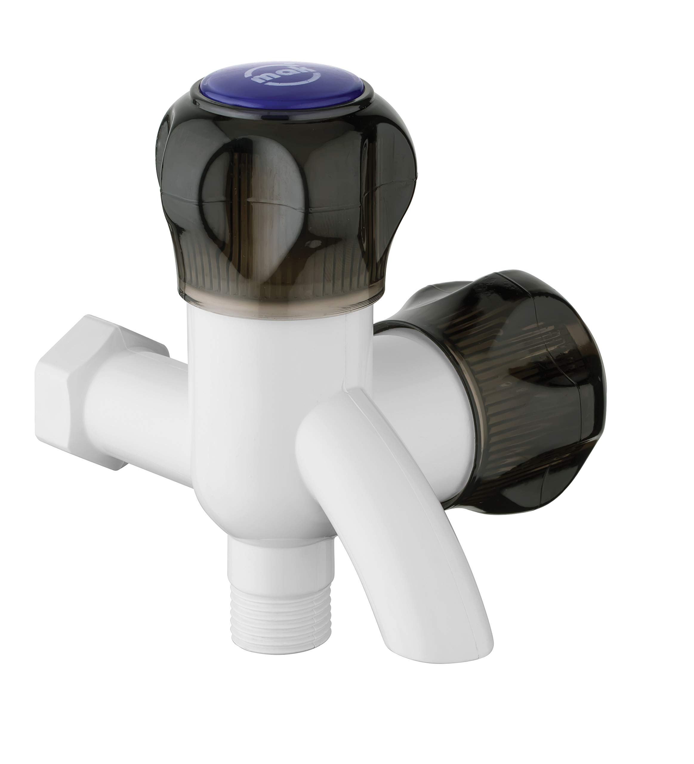 See full amazon price history chart for Axtry Mak ABS Plastic Water Tap/2 Way Tap/2 Way Bib Tap/Two Way Tap Bathroom/2 Way Bib Cock/2 in 1 Plastic Bib Cock/Bibcock for Hot & Cold Water/ 1/2 Inch – 15mm (1 Pcs, White + Crystal Black) Axtry Mak ABS Plastic Water Tap/2 Way Tap/2 Way Bib Tap/Two Way Tap Bathroom/2 Way Bib Cock/2 in 1 Plastic Bib Cock/Bibcock for Hot & Cold Water/ 1/2 Inch – 15mm (1 Pcs, White + Crystal Black) (B08KVYRNJJ) Amazon Price History, Amazon Price Tracker