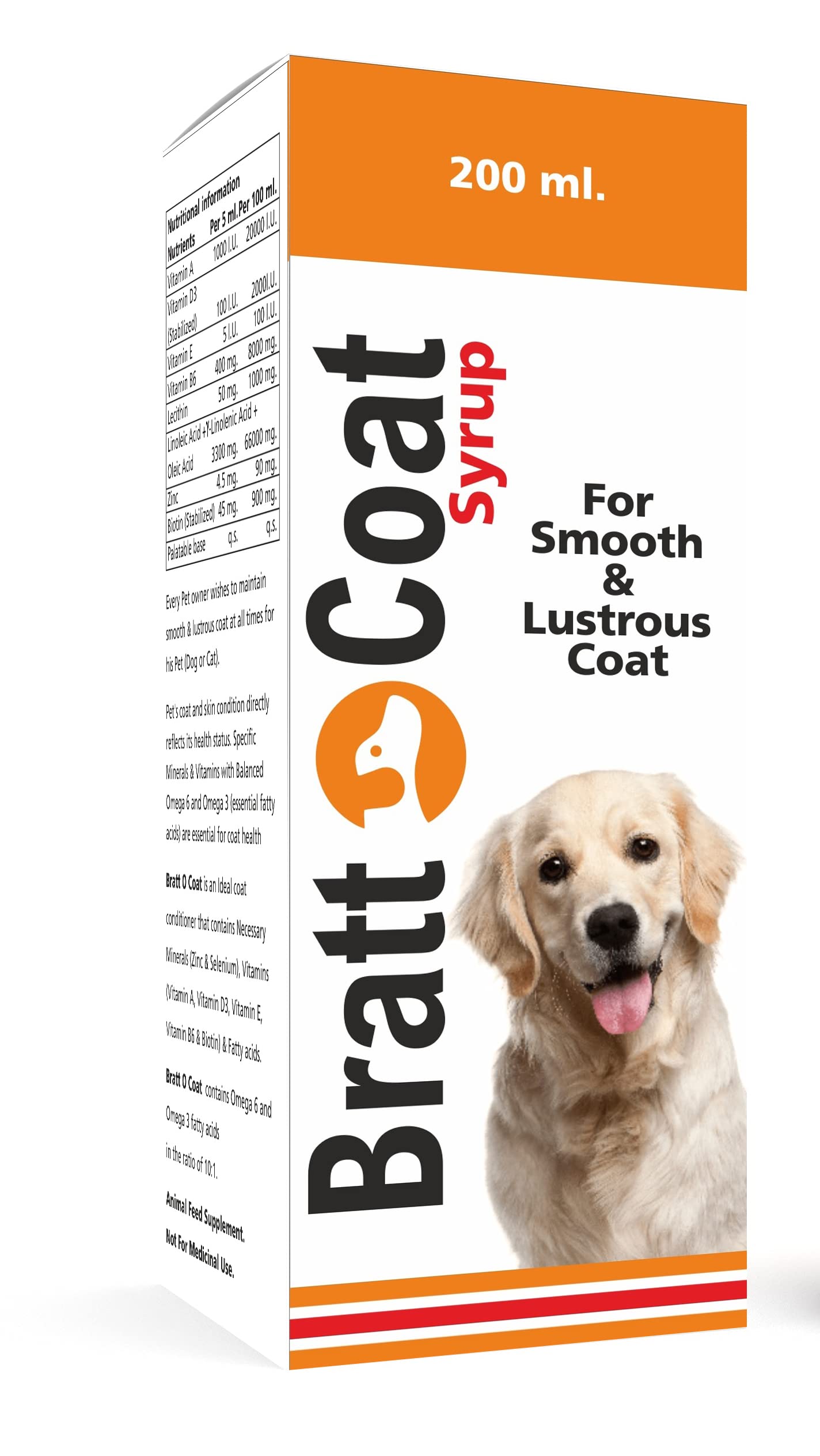See full amazon price history chart for Bratt BRATT-O-Coat Syrup for Dogs and Cats (200 ml) Bratt BRATT-O-Coat Syrup for Dogs and Cats (200 ml) (B08PDGW9G5) Amazon Price History, Amazon Price Tracker