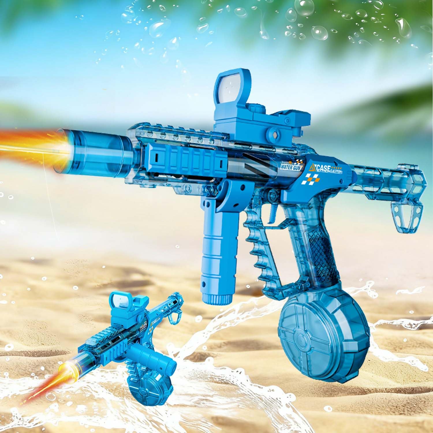 Elektrische Wasserpistole, Super Langstrecke EIN-klick-automatische Wasserpistole, große Kapazität Super Lange Standby